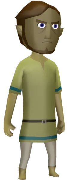 《风之杖》中的安倍雕像模型