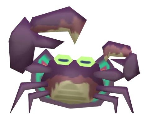 风之杖蟹雕像模型