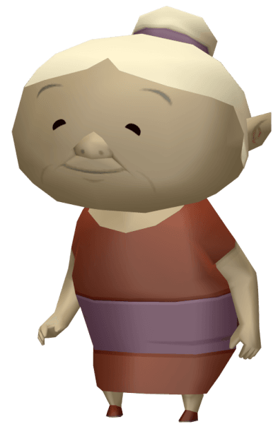 Grandma Figurine Model from The Wind Waker