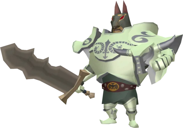 风之杖的黑坚果雕像模型