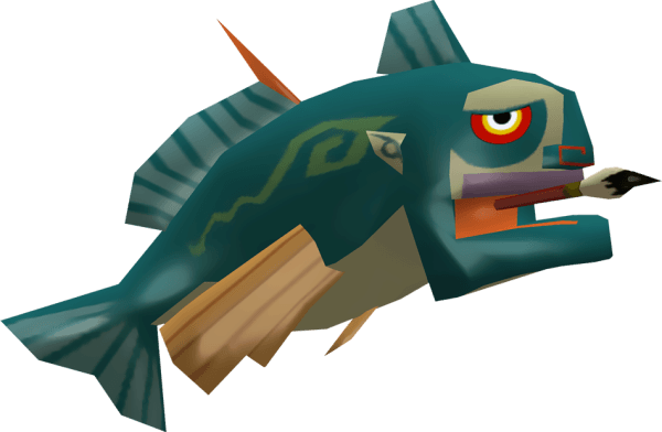 Fishman Figurine Model from The Wind Waker