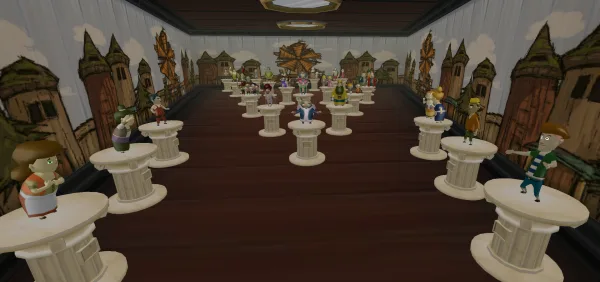 《风杖之》人物画廊横财厅