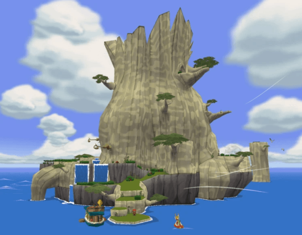 The Wind Waker's The Forest Haven Model