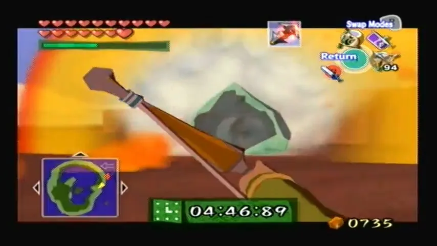 The Wind Waker Schermata della procedura dettagliata della Tabella del Tesoro n. 36