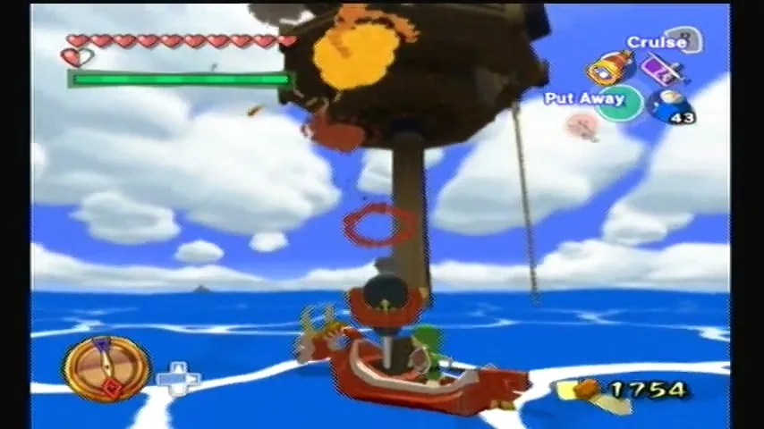 The Wind Waker Schermata della procedura dettagliata della Tabella del Tesoro n. 40