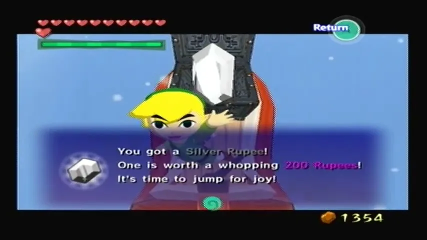 The Wind Waker Schermata della procedura dettagliata della Tabella del Tesoro n. 17