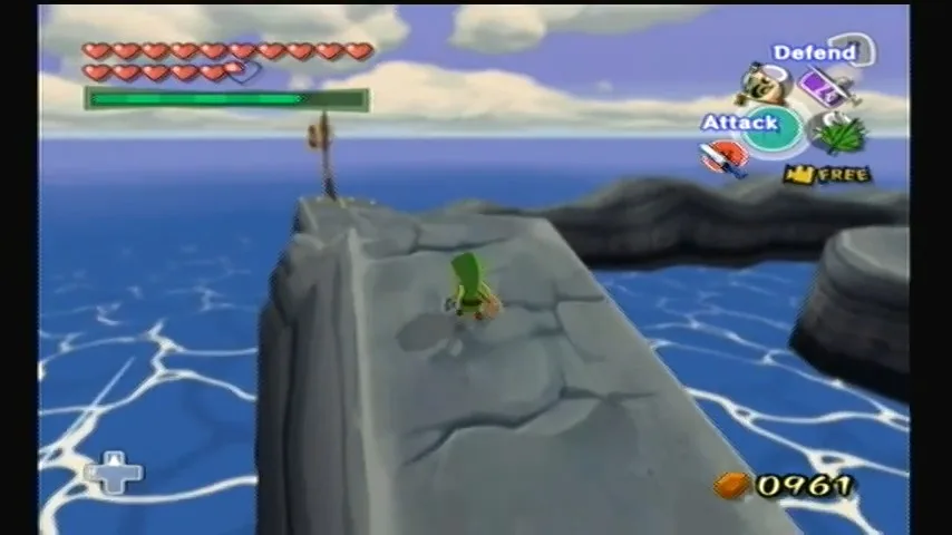 The Wind Waker Schermata della procedura dettagliata della Tabella del Tesoro n. 13