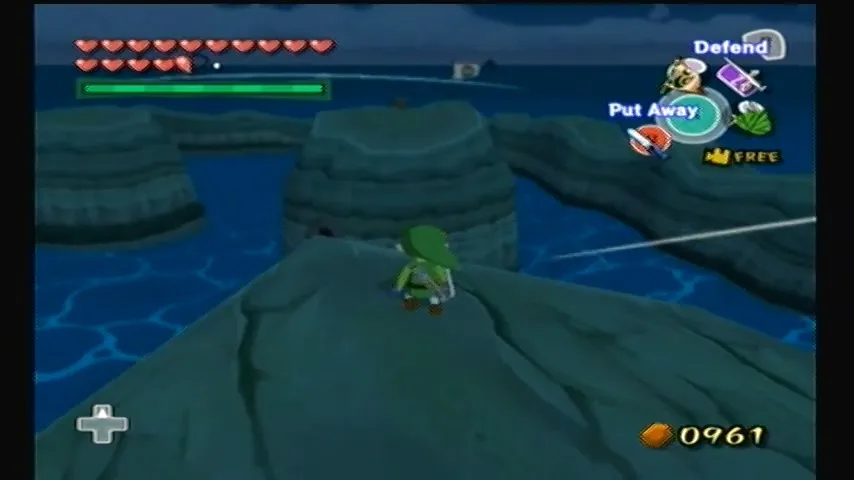 The Wind Waker Schermata della procedura dettagliata della Tabella del Tesoro n. 32
