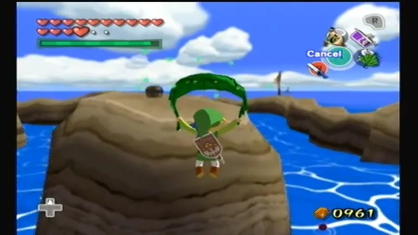 The Wind Waker Schermata della procedura dettagliata della Tabella del Tesoro n. 19