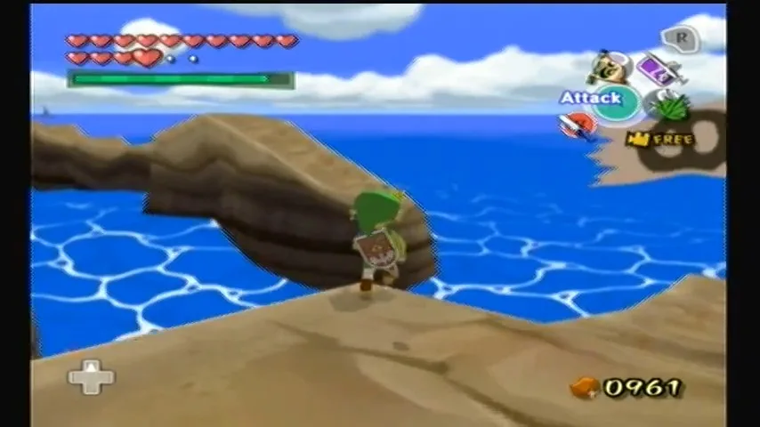 The Wind Waker Schermata della procedura dettagliata della Tabella del Tesoro n. 19