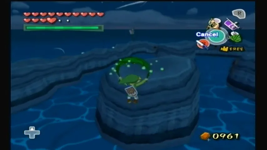 The Wind Waker Schermata della procedura dettagliata della Tabella del Tesoro n. 41