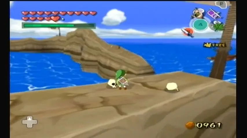 The Wind Waker Schermata della procedura dettagliata della Tabella del Tesoro n. 21