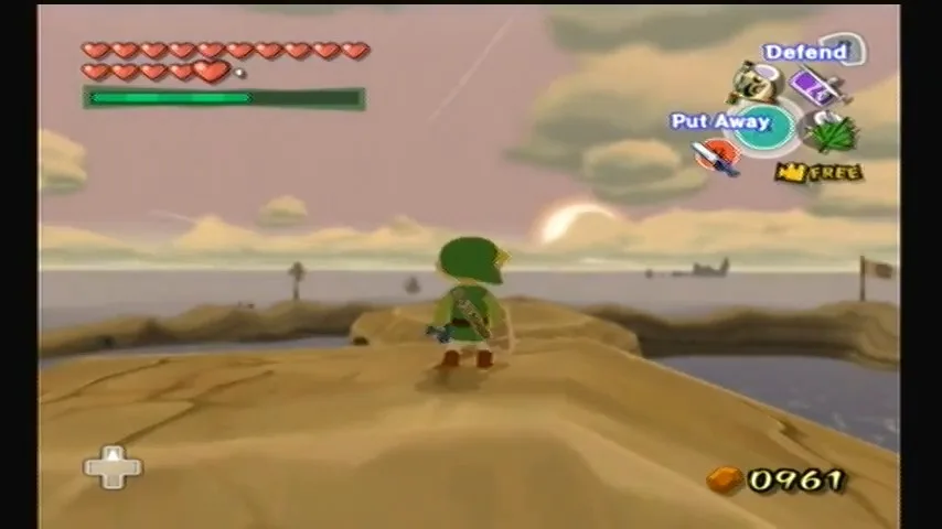 The Wind Waker Schermata della procedura dettagliata della Tabella del Tesoro n. 21