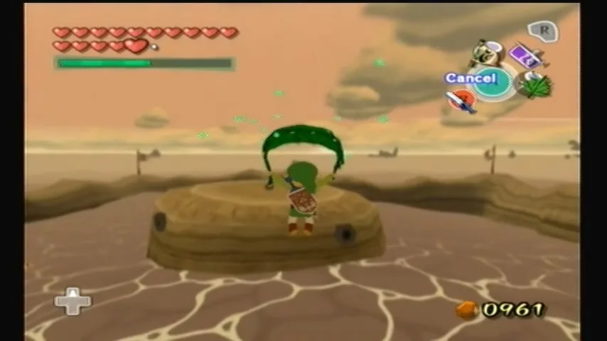 The Wind Waker Schermata della procedura dettagliata della Tabella del Tesoro n. 21