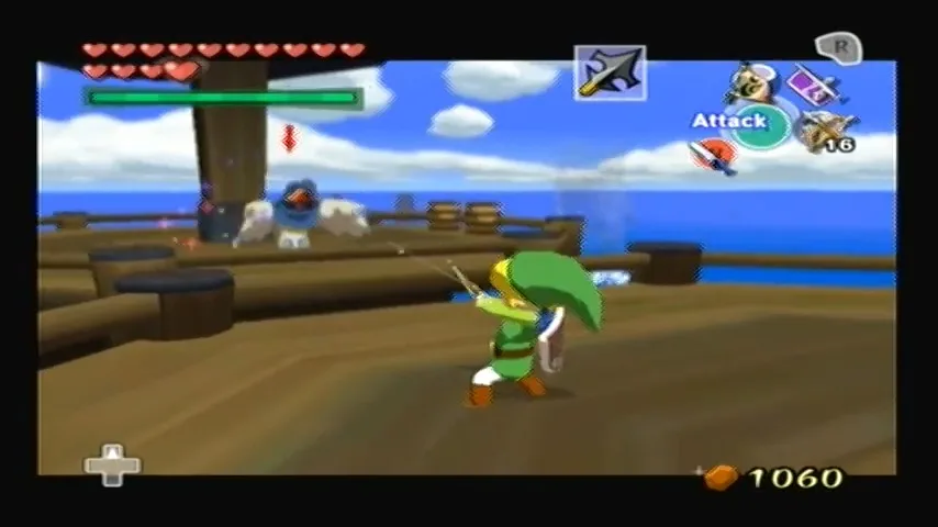 The Wind Waker Schermata della procedura dettagliata della Tabella del Tesoro n. 16