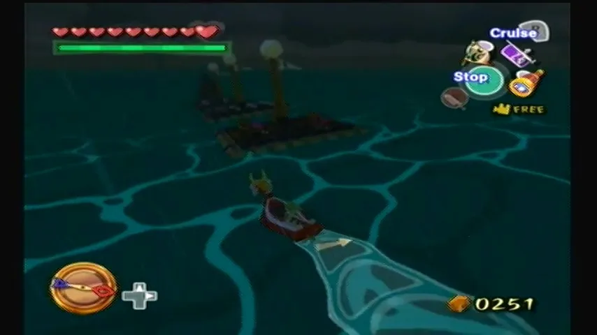 The Wind Waker Schermata della procedura dettagliata della Tabella del Tesoro n. 22