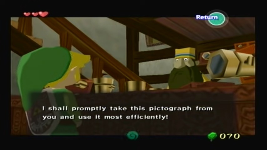 The Wind Waker Schermata della procedura dettagliata