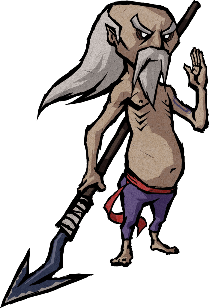 The Wind Waker Character Orca Official Artwork