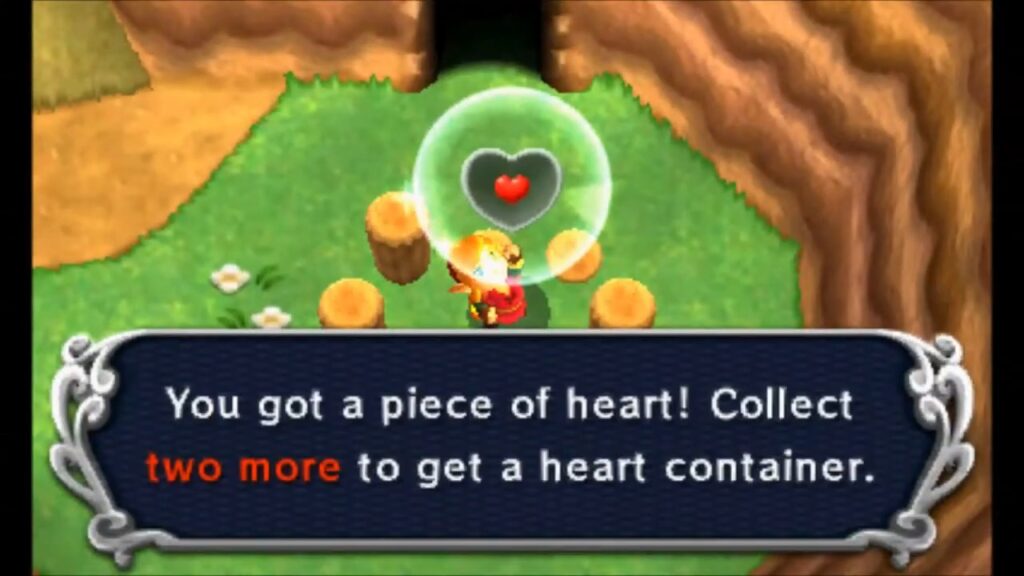Heart Piece Locations 50 Link claiming the Piece of Heart inside the peg circle south of the Eastern Palace in A Link Between Worlds