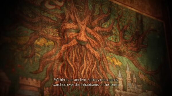 Within it, an ancient, solitary tree quietly watched over the inhabitants of the forest.