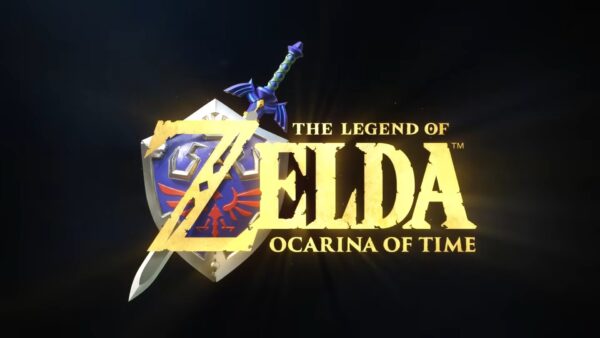 The Legend of Zelda: Ocarina of Time Remake Logo as shown at the end of the trailer.