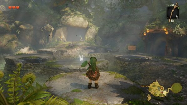 Zelda 40th Anniversary Direct: The Biggest Announcements 2 Screenshot from the Ocarina of Time Remake reflecting Link in Kokiri Forest