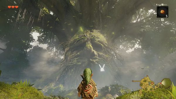Zelda 40th Anniversary Direct: The Biggest Announcements 3 Screenshot of Link standing in front of the Great Deku Tree from the Zelda 40th Anniversary Nintendo Direct