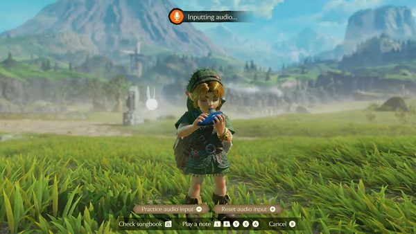 Zelda 40th Anniversary Direct: The Biggest Announcements 6 Link playing an ocarina in Hyrule Field.