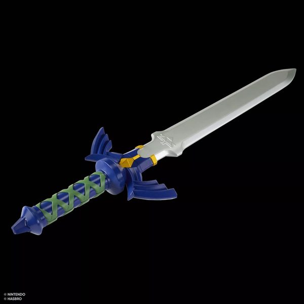 The Legend of Zelda 40th Anniversary: Everything Announced 18 Hasbro The Legend of Zelda Electronic Master Sword replica with blue hilt and silver blade
