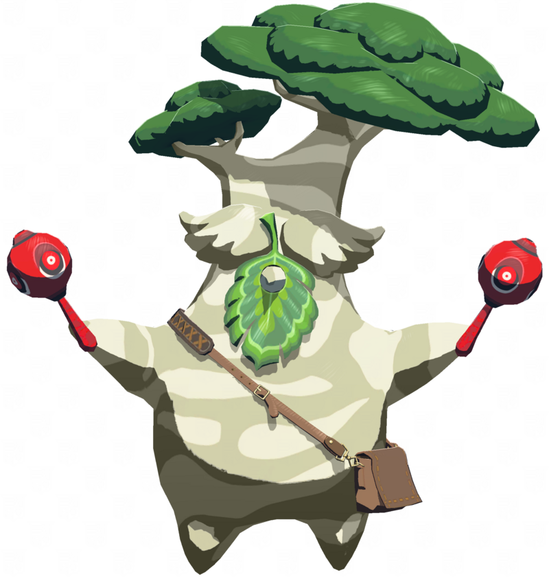 Hestu, the Korok musician from The Legend of Zelda series
