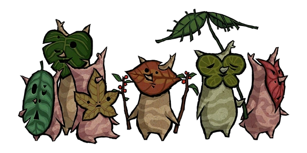 Koroks from The Legend of Zelda series