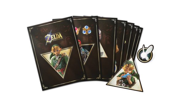 Ocarina of Time Remake Pre-Order Bonuses: Every Regional Exclusive So Far 17 Ocarina of Time Remake sticker set featuring Link, Navi, the Spiritual Stones, and other Zelda artwork as a pre-order bonus.