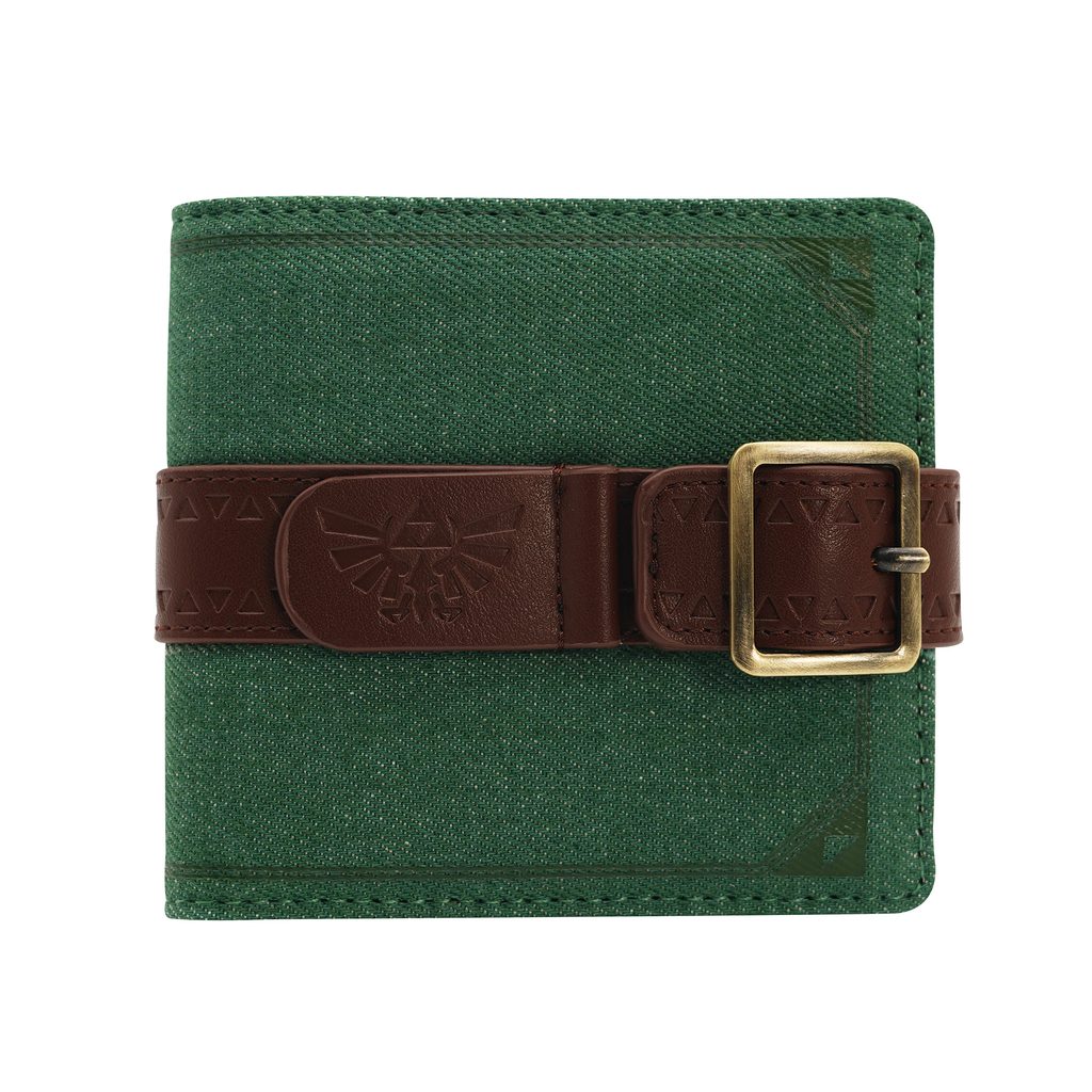 Ocarina of Time Remake Pre-Order Bonuses: Every Regional Exclusive So Far 6 Green and brown Legend of Zelda wallet with Hylian crest, offered as an Ocarina of Time Remake pre-order bonus.