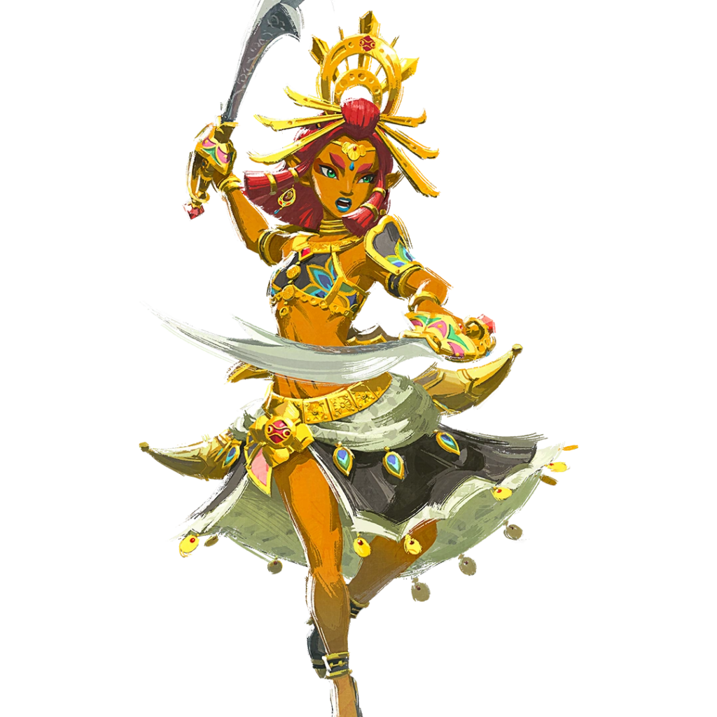 Riju, chief of the Gerudo in Tears of the Kingdom