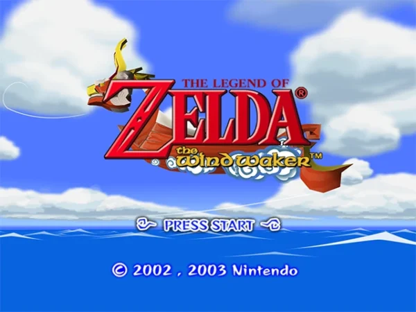 The Legend of Zelda: The Wind Waker Title Screen