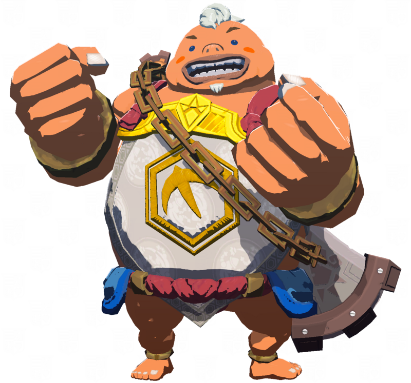 Yunobo, the Goron leader from Tears of the Kingdom