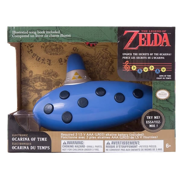 The Legend of Zelda 40th Anniversary: Everything Announced 8 Official The Legend of Zelda Electronic Ocarina of Time toy in original packaging