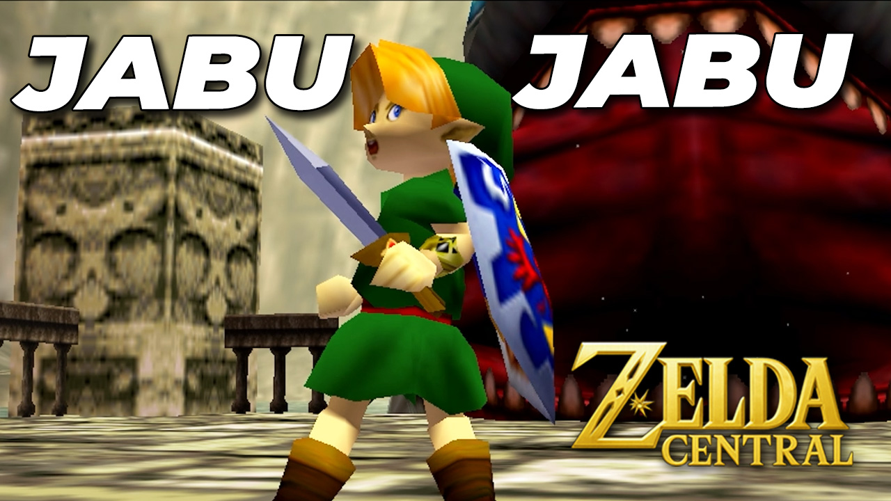 To enter Lord Jabu-Jabu's Belly, you'll need to offer him a fish. You can purchase a Fish in a Bottle from the Zora Shop in Zora's Domain for 200 Rupees. Alternatively, you can use an Empty Bottle to catch a fish in Lake Hylia. After obtaining the fish, return to Zora's Fountain and stand directly in front of the massive fish, Jabu-Jabu. Use the Bottle containing the Fish to feed him, and he will swallow you whole, granting you access to the third dungeon.