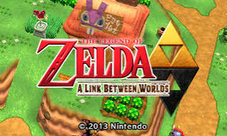 The Legend of Zelda: A Link Between Worlds Title Screen
