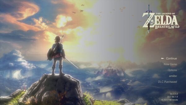 The Legend of Zelda: Breath of the Wild Title Screen
