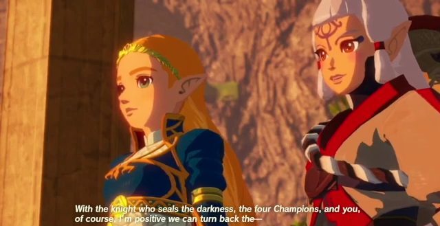 Young Impa with Princess Zelda in Hyrule Warriors: Age of Calamity Young Impa with Princess Zelda in Hyrule Warriors: Age of Calamity