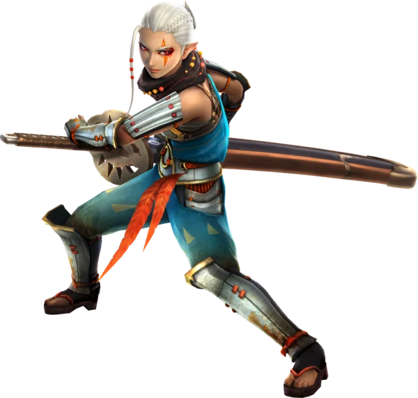 Impa weilding the Giant Blade Impa weilding the Giant Blade