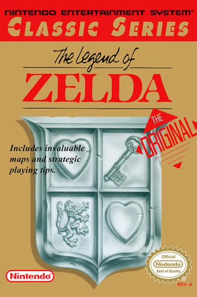 Legend of Zelda (NES) Box Artwork