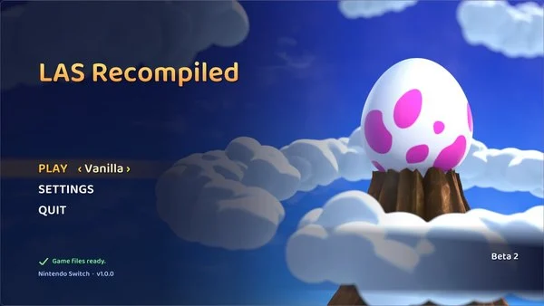 Links awakening las recomp main menu 1 Links awakening las recomp main menu 1