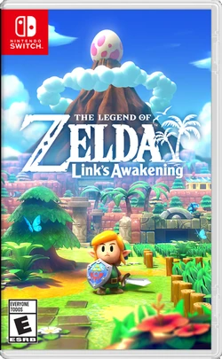 The Legend of Zelda: Link's Awakening Remake Box Artwork
