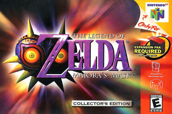 The Legend of Zelda: Majora's Mask Box Artwork