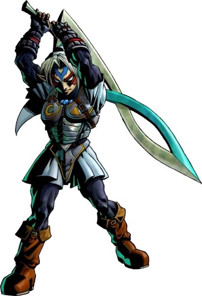 Official Artwork of Fierce Deity Link from The Legend of Zelda: Majora's Mask Official Artwork of Fierce Deity Link from The Legend of Zelda: Majora's Mask