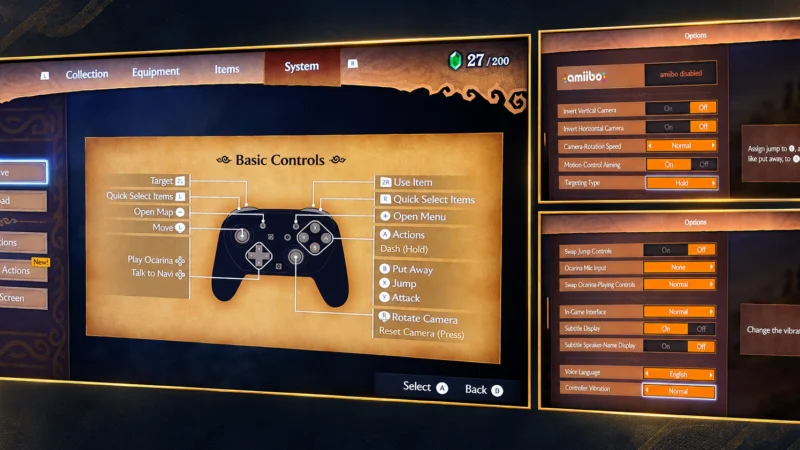 Ocarina of Time Remake Preview Shows HUD Modes and Control Options