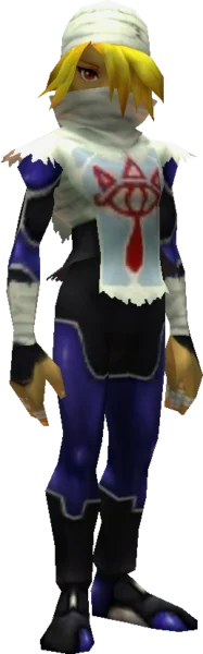 Model of Sheik from The Legend of Zelda: Ocarina of Time