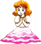Official Artwork of Princess Zelda from The Legend of Zelda on NES